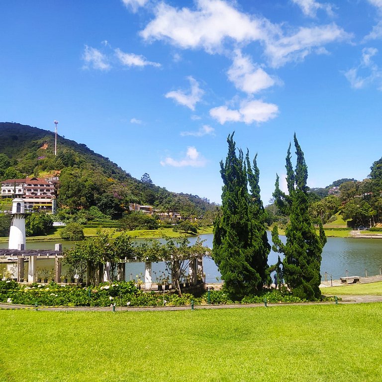 Maison D'Amour 420 Em frente Lago, lareira e hidro